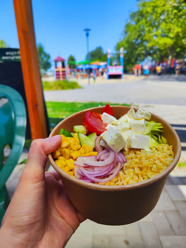 Balatonboglár egészséges strand étel