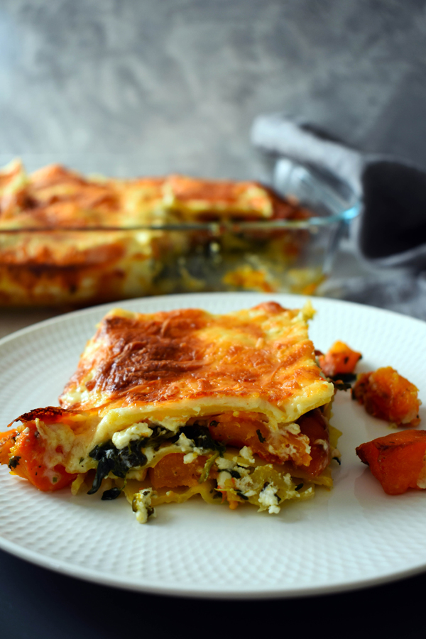lasagne sütőtökkel