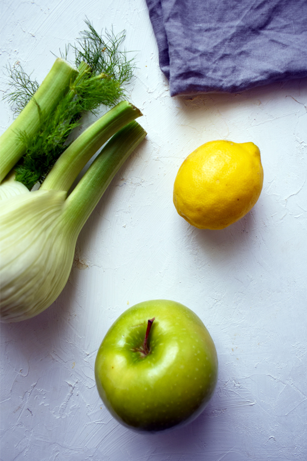 édeskömény, citrom, zöldalma