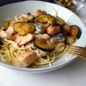 tejszínes csirkés tészta