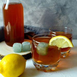 házi jeges tea mézzel