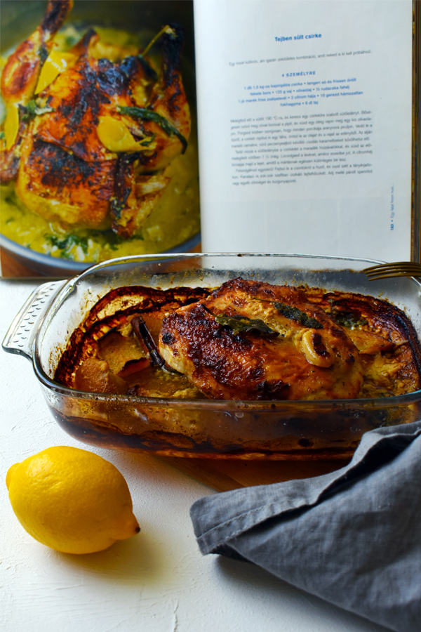Jamie Oliver tejben sült csirke