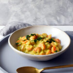 répafőzelék curry-vel