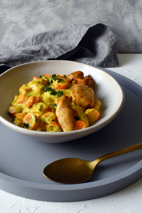 répafőzelék csirkecombbal