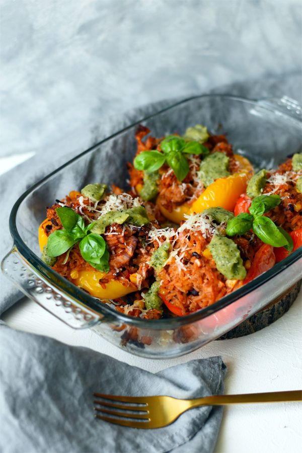 töltött paprika babos