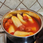 egy lábos töltött paprika