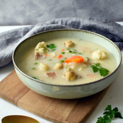 nyírségi gombócleves recept