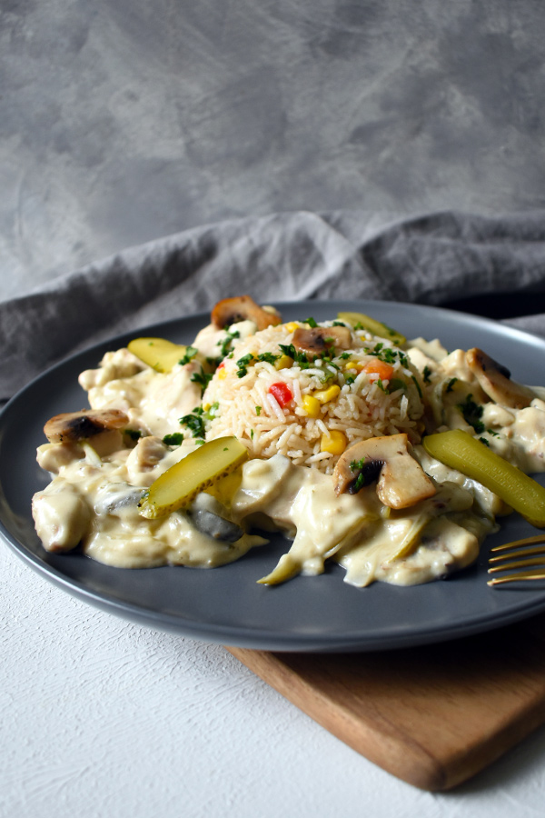 sztroganoff ragu csirkemellből