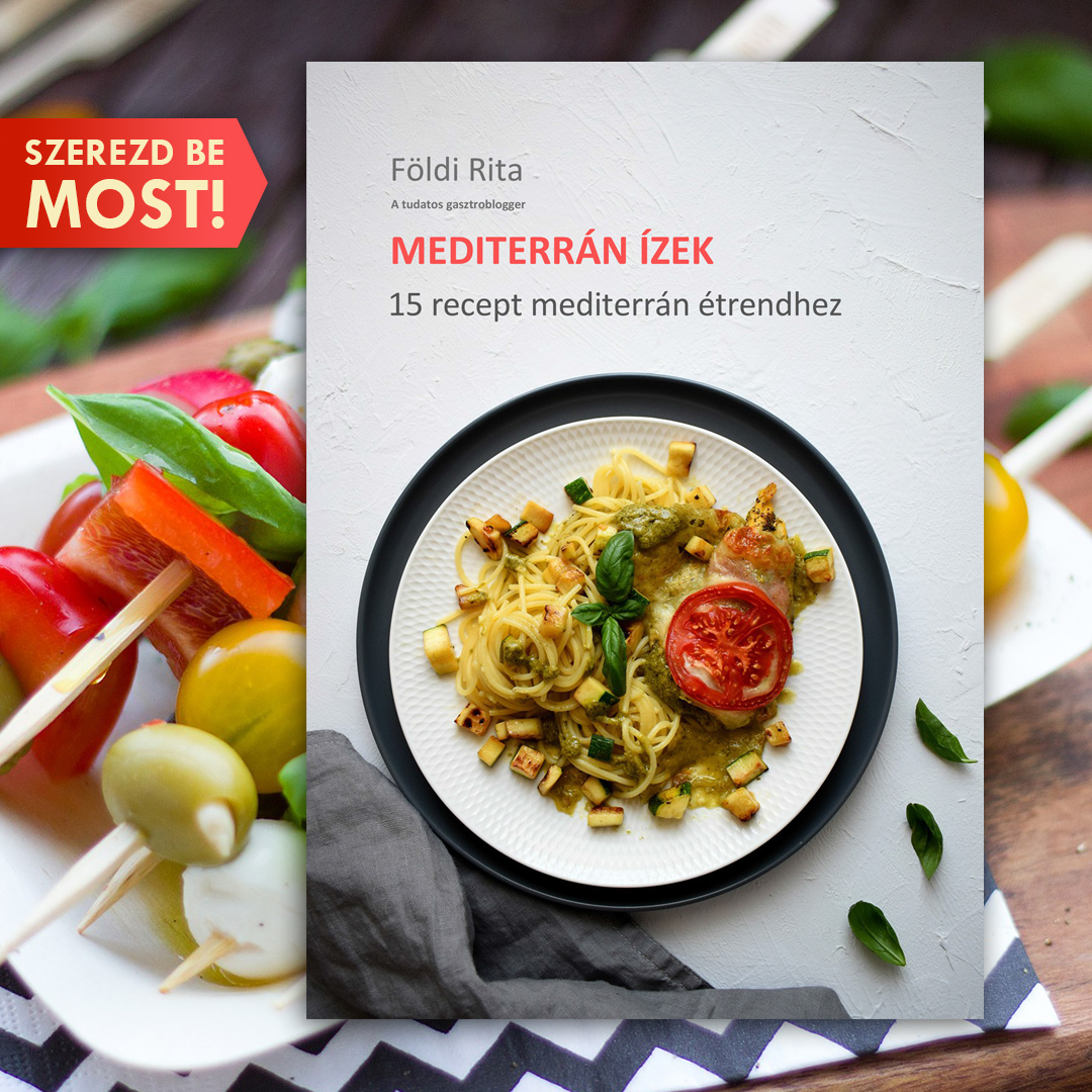 Mediterrán ízek receptfüzet teaser