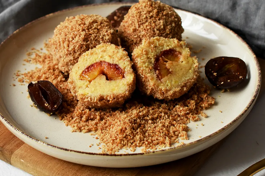 szilvás gombóc recept