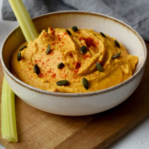 vöröslencse humusz recept